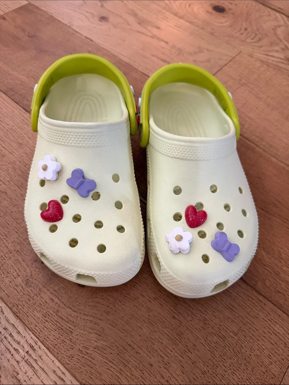 Kids Classic Friendship Bracelet Crocs Clog- Light Green